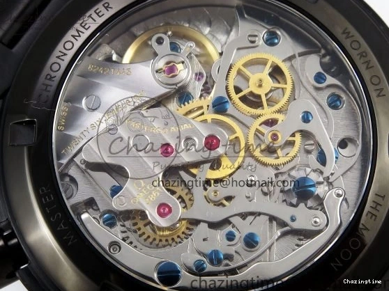 0422 Speedmaster Black Benom PVD Saturn RMF Best Edition on PVD Bracelet Lemania HW StreetReady 7726